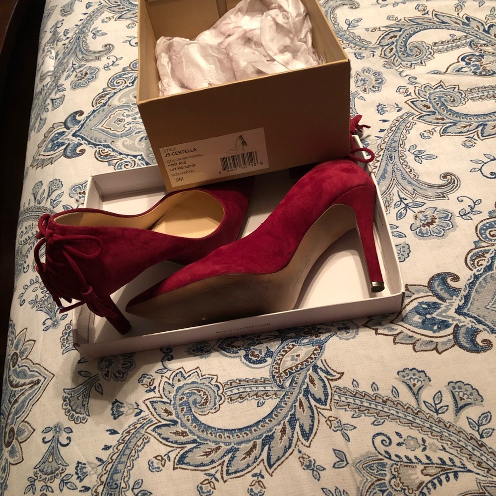 Jessica Simpson Centella Port Red View 3